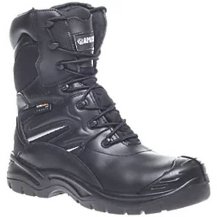 Apache Combat Black Waterproof Safety Boot Size 7